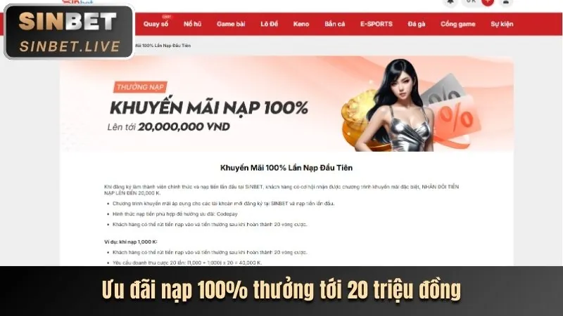 Khuyến mãi chào mừng thành viên mới vnd8